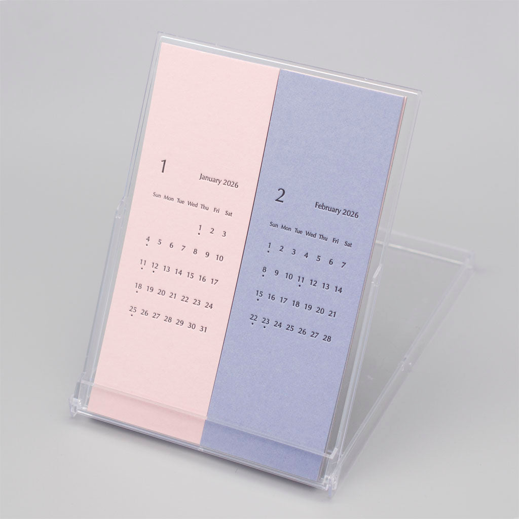 Letterpress Twin-Month Calendar 2026 発売のお知らせ